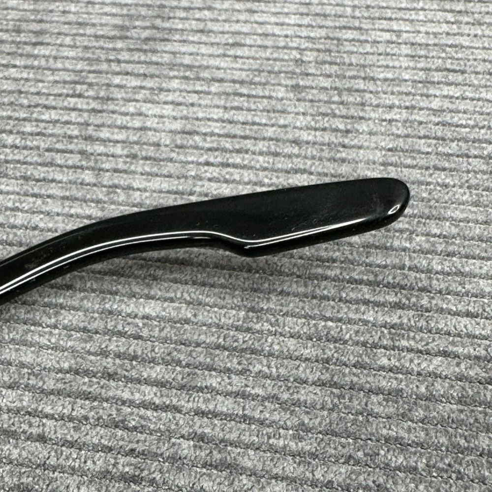 IVI Allison Black Y2K Sunglasses Brown Lens Handmade in Japan 091670-910‎ 53mm
